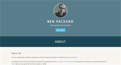 Desktop Screenshot of benpackard.org