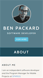 Mobile Screenshot of benpackard.org